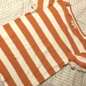 Striped sweater tee shirt madewell
